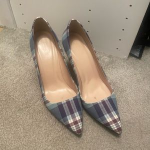J. Crew Plaid Pumps Size 8.5